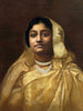 Portrait Of A Royal Lady Of Bengal - Hemendranath Mazumdar Painting - Framed Prints