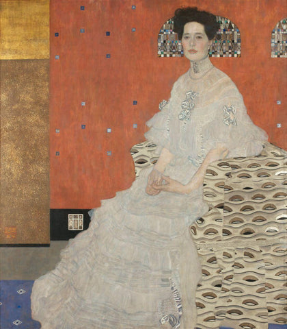 Portrait Of Fritza Riedler - Gustav Klimt by Gustav Klimt