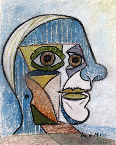 Portrait Of Pablo Picasso - Dora Maar Painting - Framed Prints