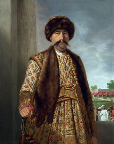Portrait Of Shuja-Ud-Daula  Nawab Of Oudh - Tilly Kettle - Indian Royalty Painting by Tallenge
