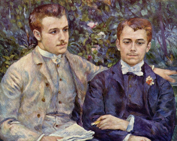 Portrait Of Charles And Georges Durand-Ruel - Canvas Prints