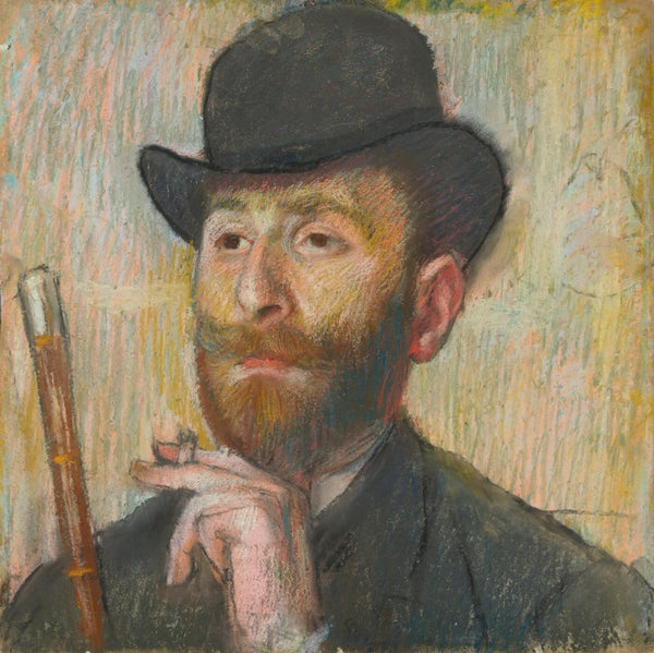 Edgar Degas - Portrait De Zacharian - Portrait Of Zacharian - Canvas Prints