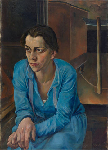 Portrait Helene Weigel - Rudolf Schlicter by Rudolf Schlichter