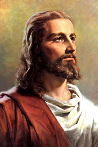 Portrait Of Christ Christ - Christian Art Collection - Canvas Prints