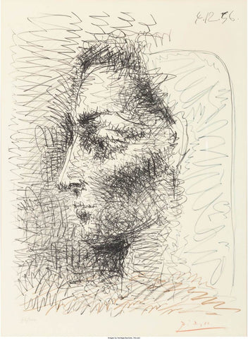 Pablo Picasso - Portrait de Jacqueline - Portrait Of Jacquline - Posters by Pablo Picasso