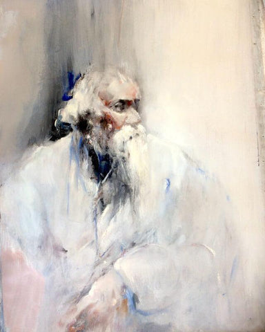Portrait Of Gurudev  Rabindranath Tagore - Canvas Prints