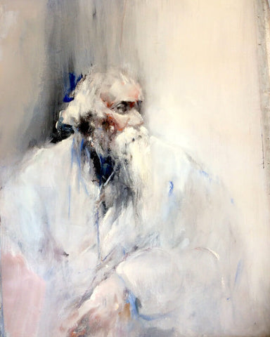 Portrait Of Gurudev Rabindranath Tagore by Tallenge Store