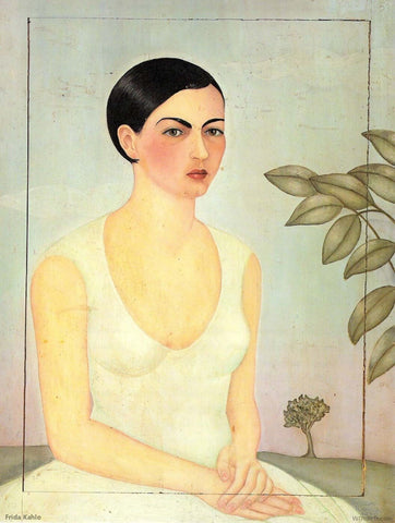 Portrait Of Cristina - My Sister (Retrato de Cristina Mi Hermana) - Posters by Frida Kahlo