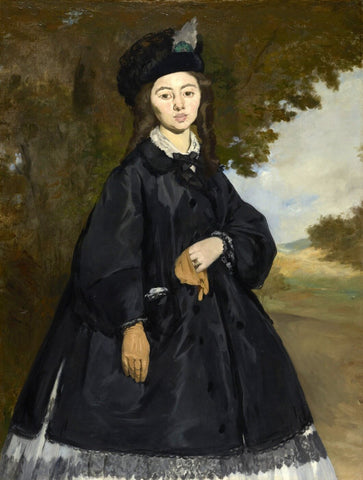 Portrait of Madame Brunet (Portrait de madame brunet) - Edvard Manet - Posters by Édouard Manet