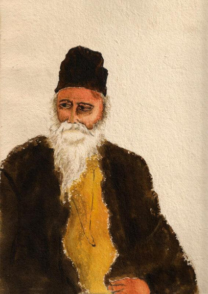 Portrait Of Rabindranath Tagore - Canvas Prints