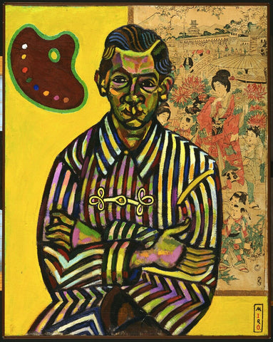 Portrait Of Enric Cristòfol Ricart - Posters by Joan Miró