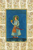 Portrait Of Jehangir - Vintage Indian Mughal Royalty Painting - Life Size Posters