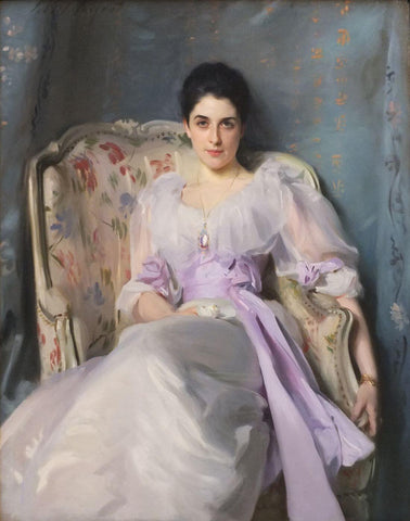 Portrait of Lady Agnew of Lochnaw- John Singer Sargent Painting - Art Prints