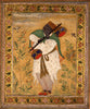 Portrait of Musician Ali Khan Karori Playing The Rudra Veena  - Vintage Indian Art Painting - Canvas Prints