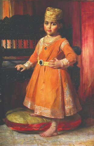Portrait Of Prince Duleep Singh - George Richmond - Vintage Indian Royalty Painting - Posters
