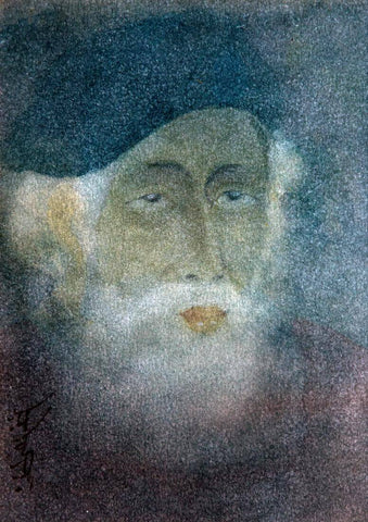Portrait of Rabindranath - Abanindranath Tagore - Bengal School - Indian Art Painting - Posters