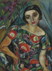 Portrait of Rebecca - Irma Stern - Portrait Painting - Life Size Posters