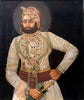 Portrait Of An Indian King - Vintage Indian Royalty Painting - Framed Prints