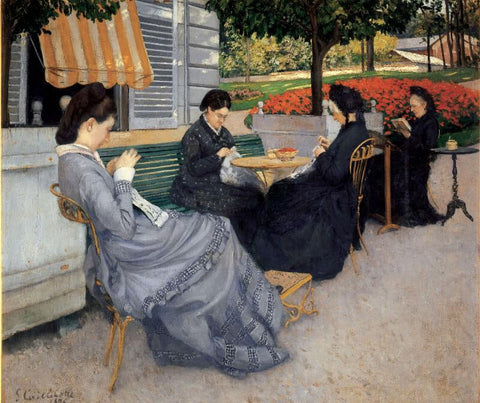 Portraits in the Country - Large Art Prints by Gustav Caillebotte