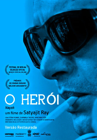 Portugese Poster- Nayak (Herói) - Satyajit Ray Collection by Bethany Morrison