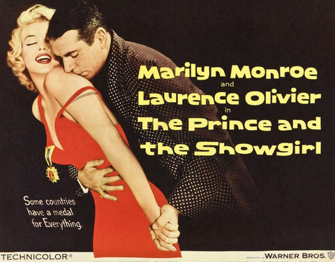 The Prince And The Showgirl - Marilyn Monroe - Hollywood Classic English Movie Poster by Classics