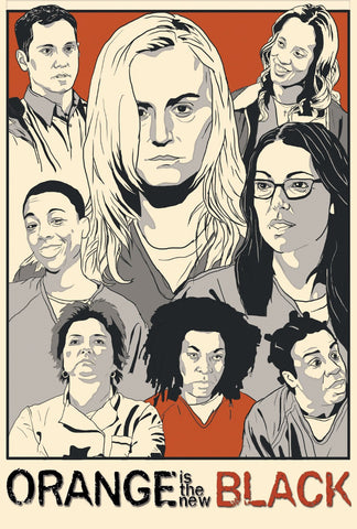 Poster - Orange Is The New Black - Fan Art - TV Show Collection by Bethany Morrison