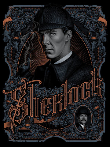 Poster Fan Art - Sherlock - TV Show Collection by Bethany Morrison