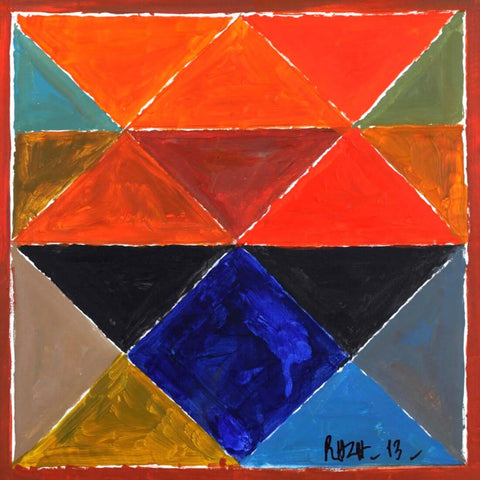 Prakriti Purush- S H Raza Painting - Posters