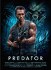 Predator - Arnold Schwarzenegger - Hollywood Sci Fi Action Movie Fan Art Graphic Poster - Canvas Prints