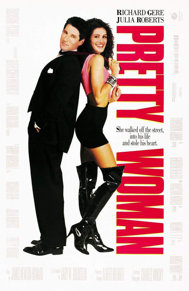 Pretty Woman - Richard Gere Julia Roberts - Hollywood English Musical Movie Poster - Framed Prints