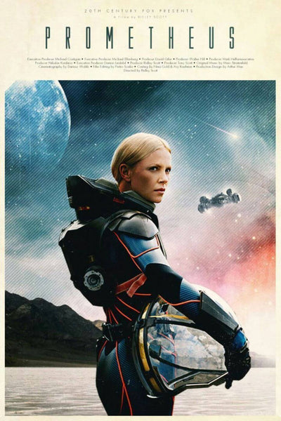 Prometheus - Hollywood Sci Fi Movie Poster Collection - Canvas Prints