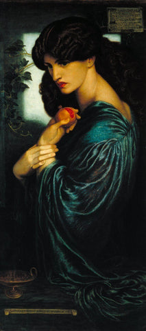 Proserpine - Canvas Prints by Dante Gabriel Rossetti