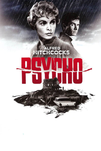 Psycho - Alfred Hitchcock 1960 Classic Horror Movie - Hollywood Movie Poster - Life Size Posters