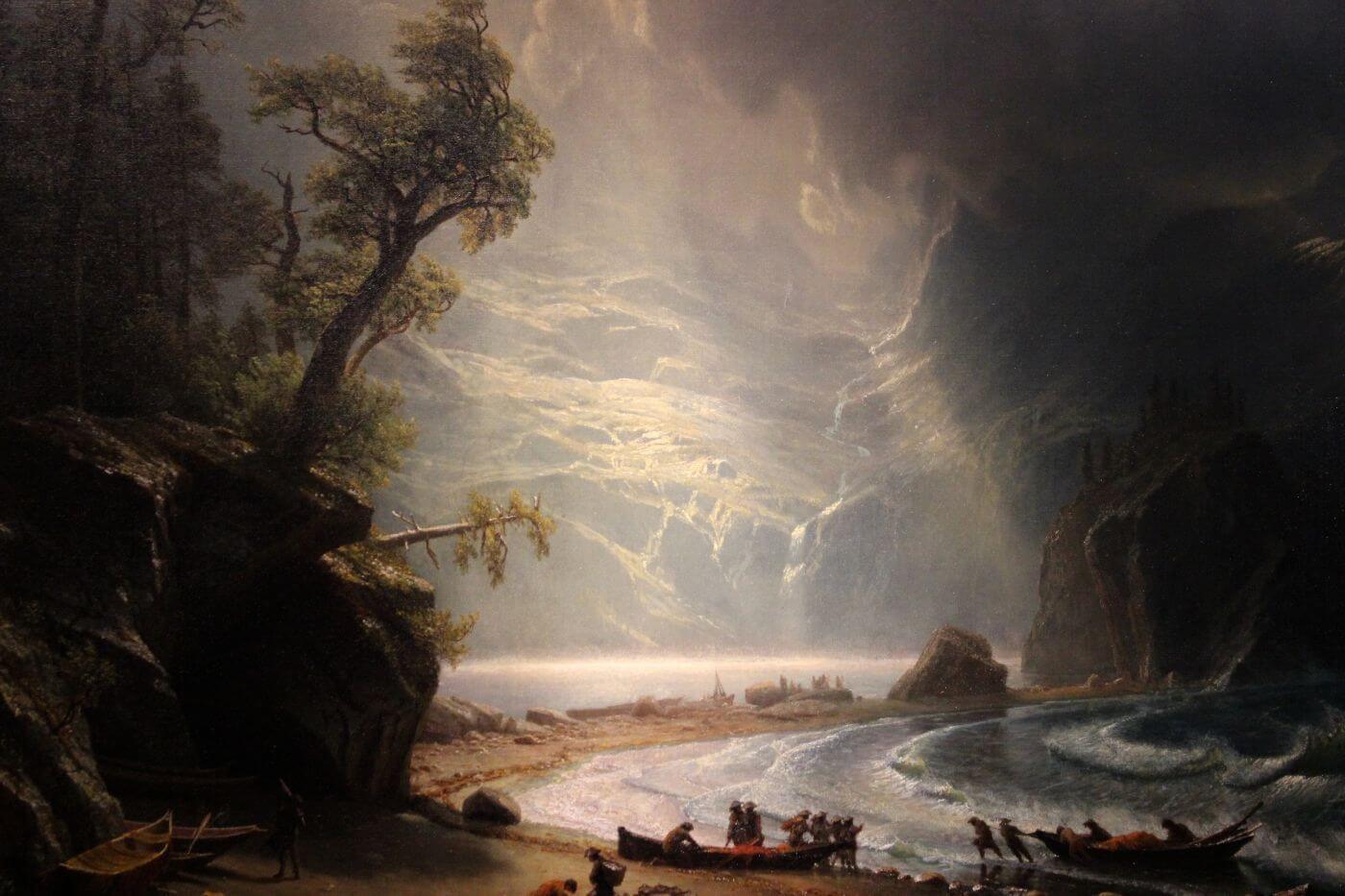 Puget Sound on the Pacific Coast - Albert Bierstadt - Landscape
