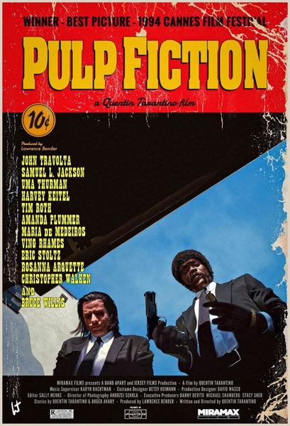 Pulp Fiction John Travolta And Samuel L Jackson- Movie Still