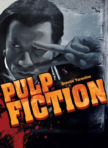 Pulp Fiction - John Travolta Vincent Vega - Tallenge Quentin Tarantino Hollywood Movie Art Poster Collection - Life Size Posters by Joel Jerry