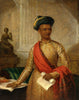 Purniya - Chief Minister of Mysore - Thomas Hickey  - Vintage Orientalist Painting of India - Canvas Prints