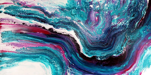 Purple Haze - Abstract Modern by Shane Walts