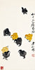 Chicks II - Qi Baishi - Canvas Prints