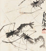 Shrimps II - Qi Baishi - Framed Prints