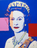 Queen Elizabeth II - (from Reigning Queens Series, Blue) - Andy Warhol - Pop Art Painitng - Canvas Prints