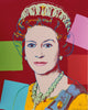 Queen Elizabeth II (from Reigning Queens Series, Red) - Andy Warhol - Pop Art Painting - Framed Prints