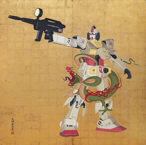 RX-78-2 Kabuki-mono 2005 Version - Gundam Painting - Hisashi Tenmyouya - Large Art Prints by Hisashi Tenmyouya