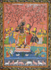 Radha Krishna - Geet Govinda  - Indian Pattachitra Art Painting - Canvas Prints