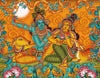 Radha Krishna - Kerala Mural Painting - Indian Folk Art - Art Prints