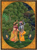 Radha And Krishna Dancing In Vrindavan - Art Prints