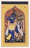 Radha Krishna - Nandalal Bose - Bengal School Indian Painting - Canvas Prints