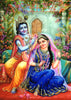 Radha Krishna Love - Framed Prints