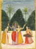 Raga Basant - Indian Miniature Paintings - Canvas Prints