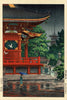 Rain At Asakusa Kannondo Temple - Tsuchiya Koitsu - Japanese Ukiyo-e Woodblock Print Art Painting - Canvas Prints